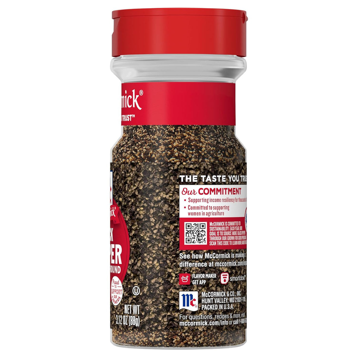McCormick Coarse Ground Black Pepper – Streamlined FlavorSealed Bottle for Simple, Refined Home Cooking