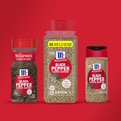 McCormick Coarse Ground Black Pepper – Streamlined FlavorSealed Bottle for Simple, Refined Home Cooking