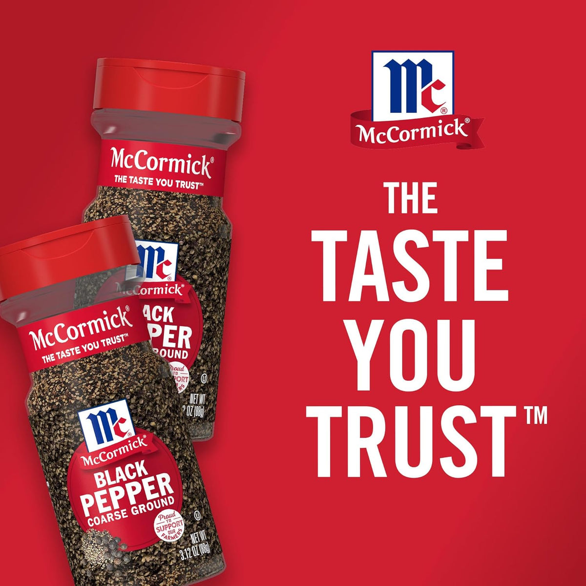 McCormick Coarse Ground Black Pepper – Streamlined FlavorSealed Bottle for Simple, Refined Home Cooking