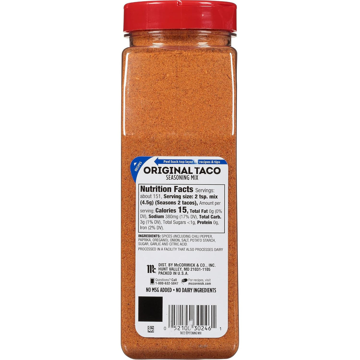 McCormick Culinary Taco Seasoning Mix 24 oz – Premium Restaurant-Grade Mexican Spice Blend for Elevated Menu Offerings