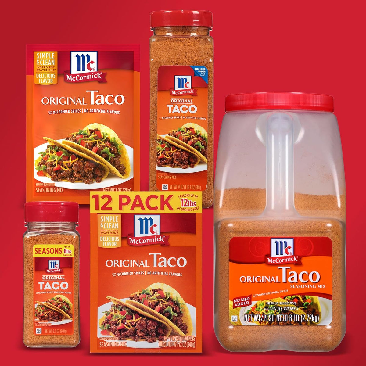 McCormick Culinary Taco Seasoning Mix 24 oz – Premium Restaurant-Grade Mexican Spice Blend for Elevated Menu Offerings