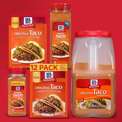 McCormick Culinary Taco Seasoning Mix 24 oz – Premium Restaurant-Grade Mexican Spice Blend for Elevated Menu Offerings