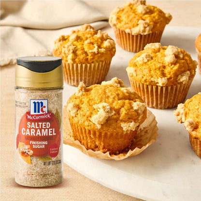 McCormick Finishing Sugar, Salted Caramel Signature Series – Premium Caramel Sea Salt Sugar for Curated Gift Baskets and Cheese Boards