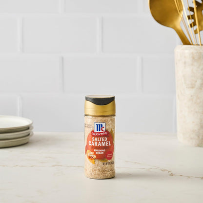 McCormick Finishing Sugar, Salted Caramel Signature Series – Premium Caramel Sea Salt Sugar for Curated Gift Baskets and Cheese Boards