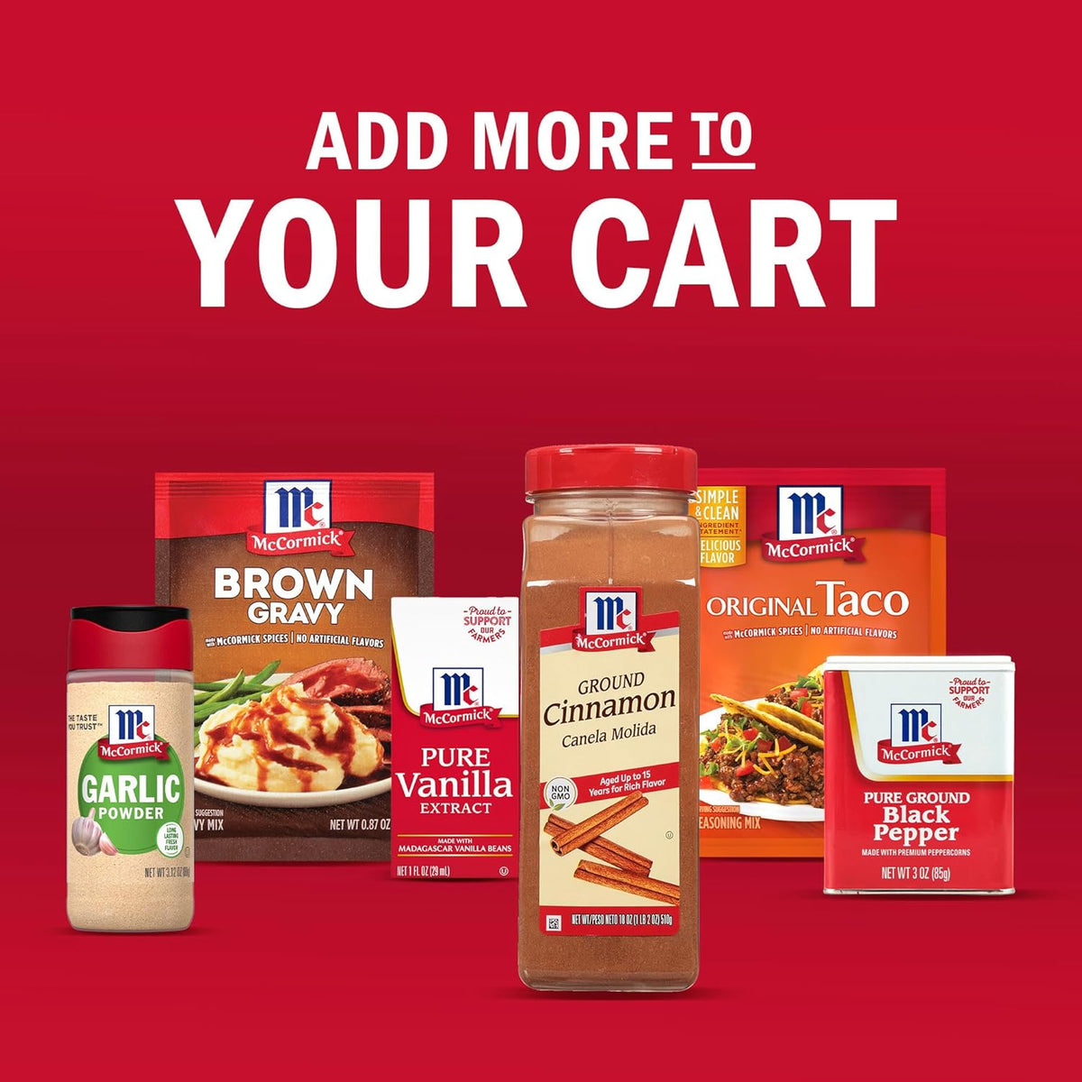 McCormick Ground Cinnamon, 18 oz – Premium 15-Year Aged Spice for Gourmet Baking