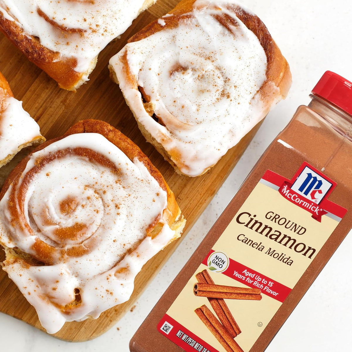 McCormick Ground Cinnamon, 18 oz – Premium 15-Year Aged Spice for Gourmet Baking
