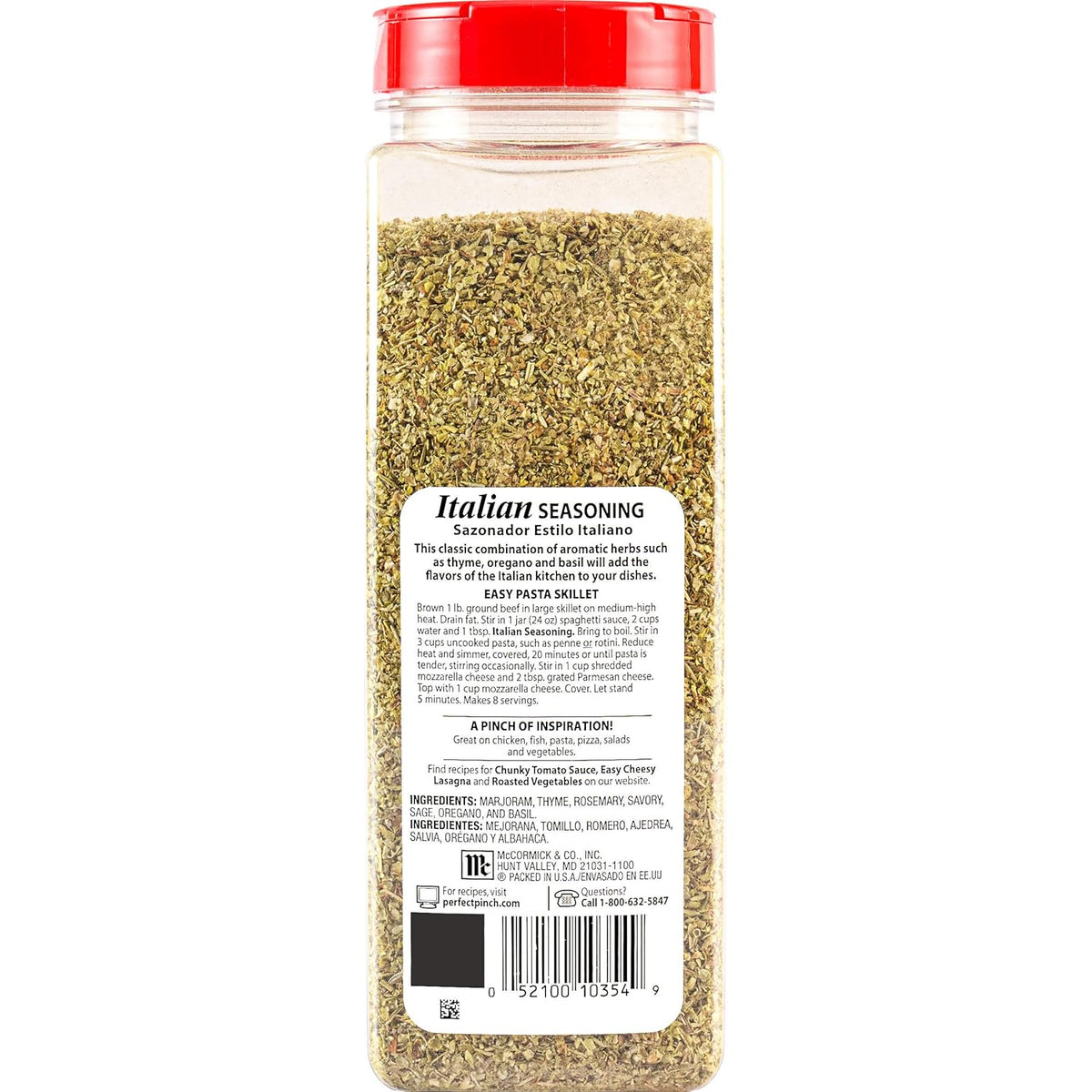 McCormick Italian Seasoning – Effortless Italian Taste Without the Spice Rack, 6.25 oz Multi-Herb Blend
