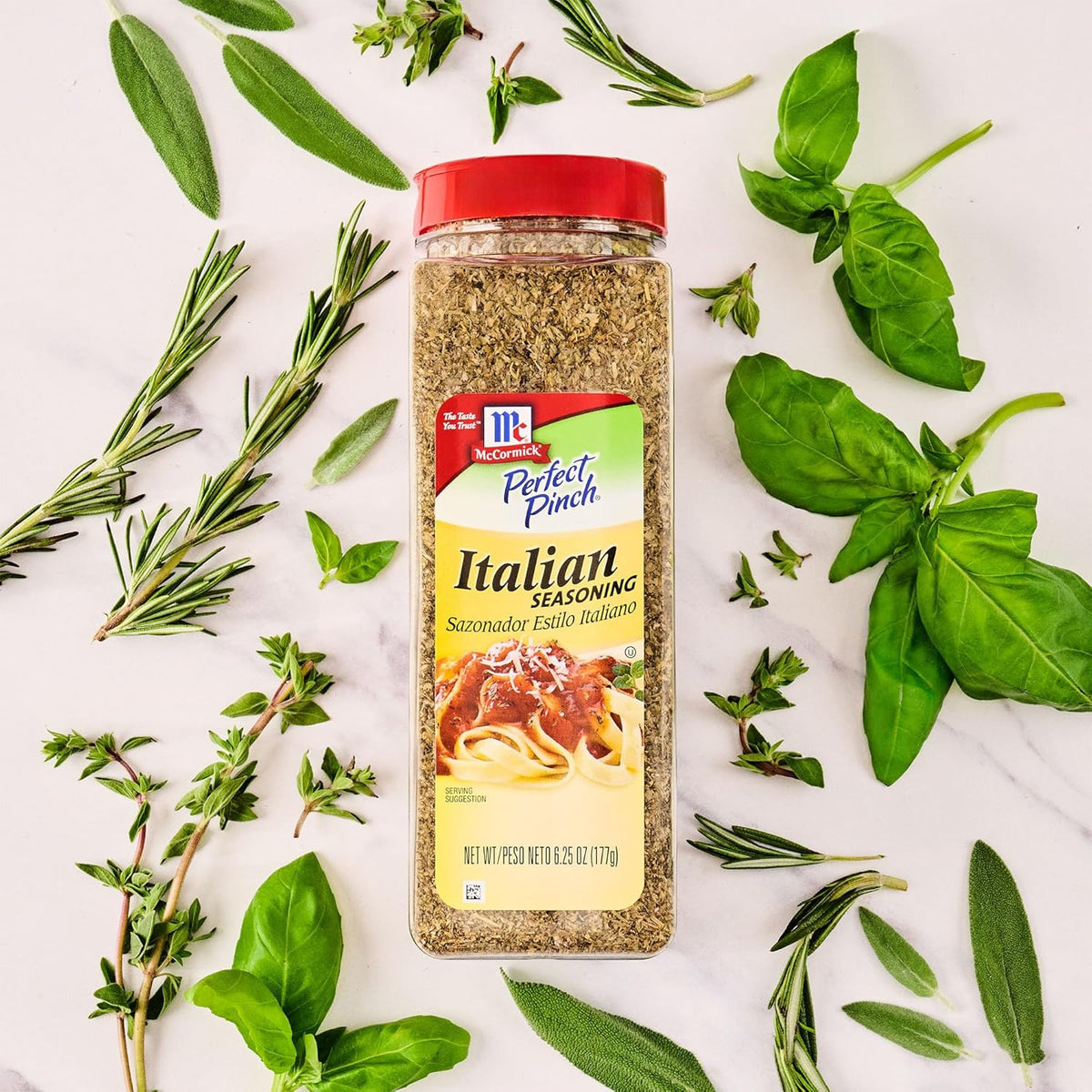 McCormick Italian Seasoning – Effortless Italian Taste Without the Spice Rack, 6.25 oz Multi-Herb Blend