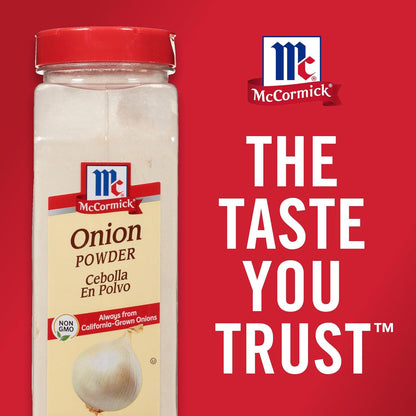 McCormick Onion Powder 7.62 oz – Quick Stovetop Seasoning for Family Dinners