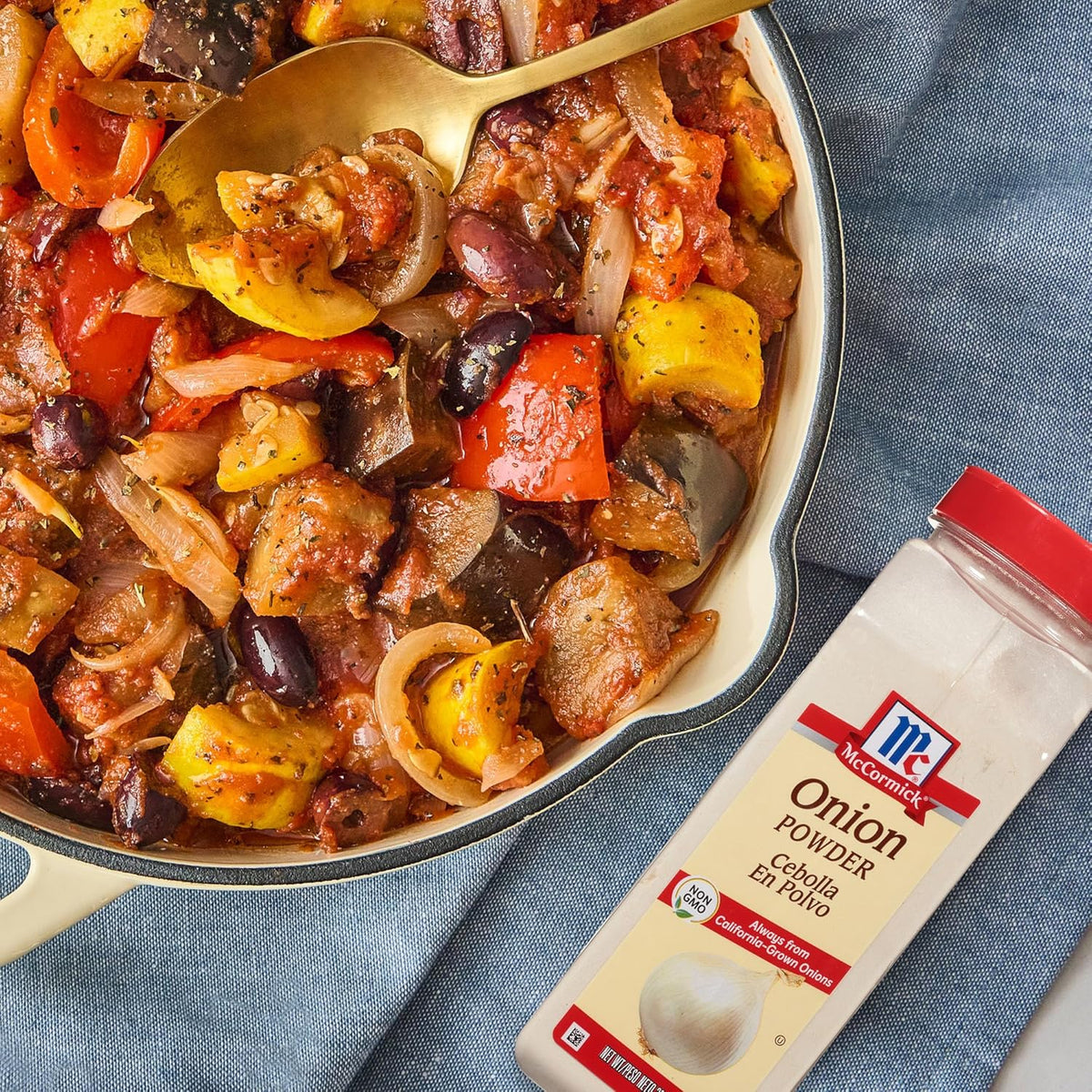 McCormick Onion Powder 7.62 oz – Quick Stovetop Seasoning for Family Dinners