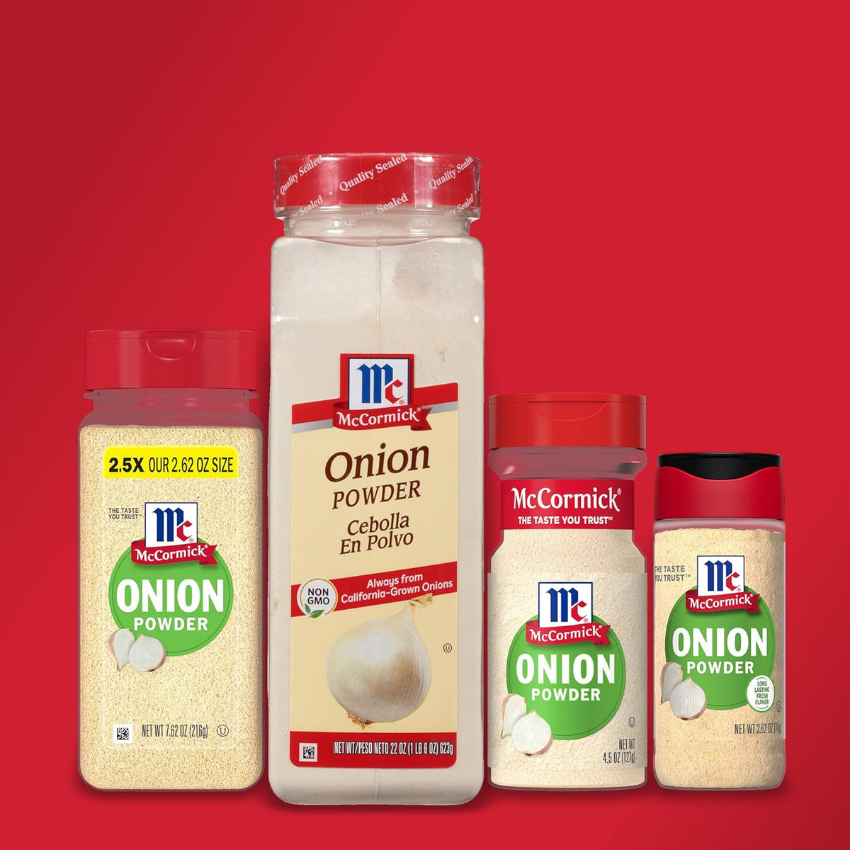 McCormick Onion Powder – Single-Ingredient Spice for Clutter-Free Pantry