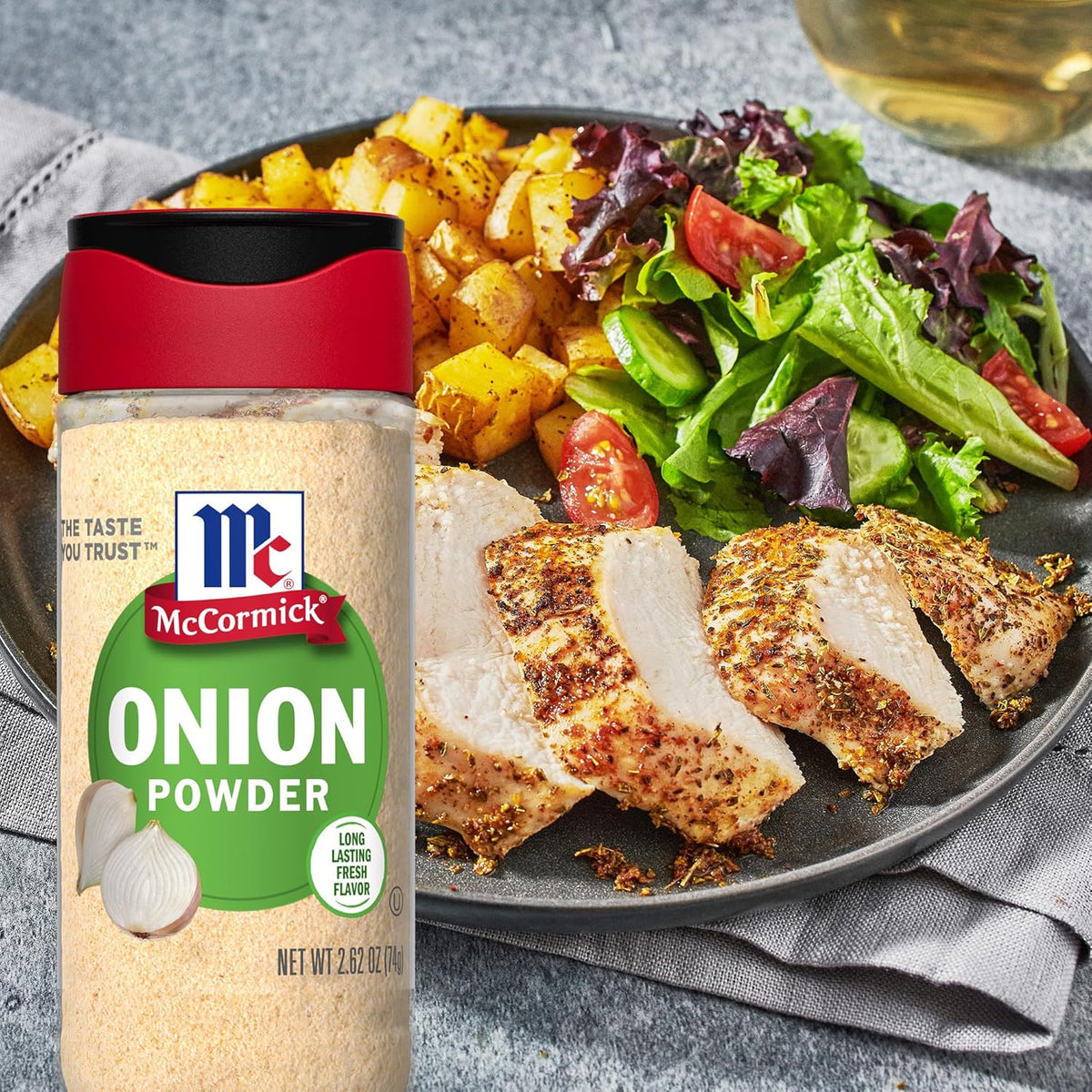 McCormick Onion Powder – Single-Ingredient Spice for Clutter-Free Pantry