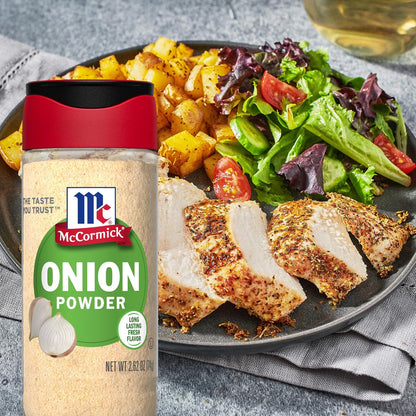 McCormick Onion Powder – Single-Ingredient Spice for Clutter-Free Pantry