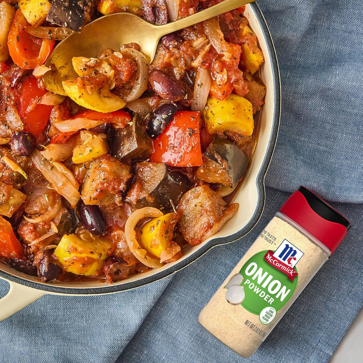 McCormick Onion Powder – Single-Ingredient Spice for Clutter-Free Pantry