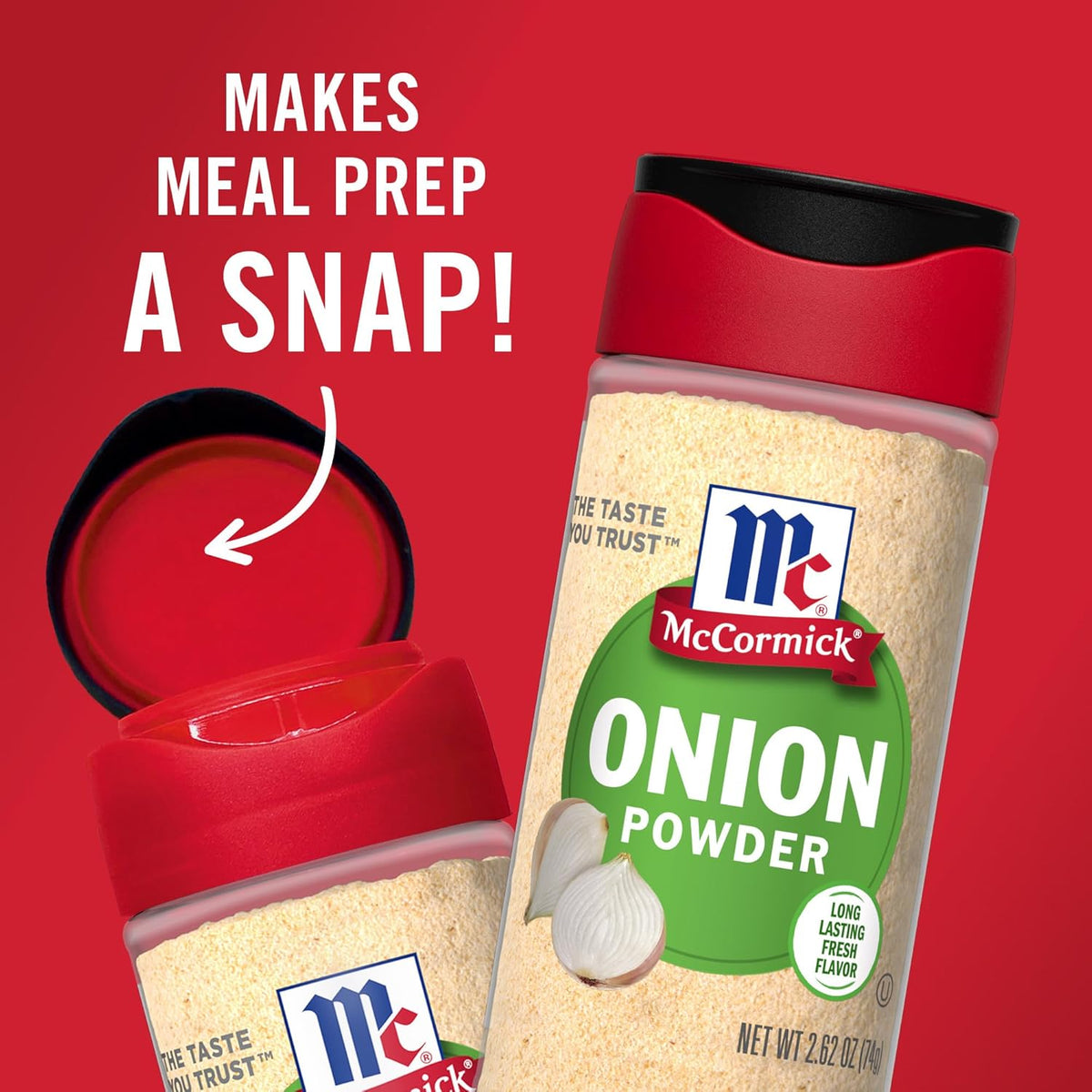 McCormick Onion Powder – Single-Ingredient Spice for Clutter-Free Pantry