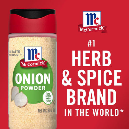 McCormick Onion Powder – Single-Ingredient Spice for Clutter-Free Pantry