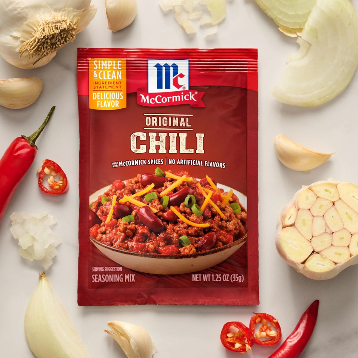 McCormick Original Chili Seasoning Mix for Tailgate Cook-Offs, Award-Winning Flavor