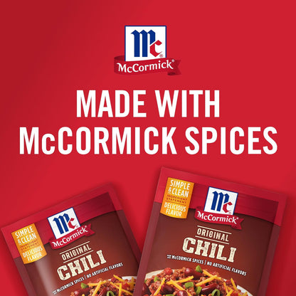McCormick Original Chili Seasoning Mix for Tailgate Cook-Offs, Award-Winning Flavor