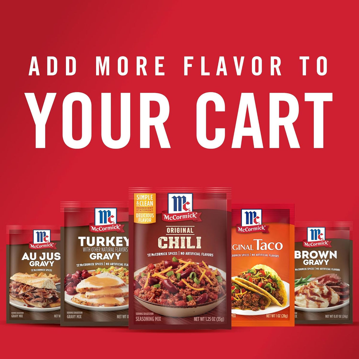 McCormick Original Chili Seasoning Mix for Tailgate Cook-Offs, Award-Winning Flavor