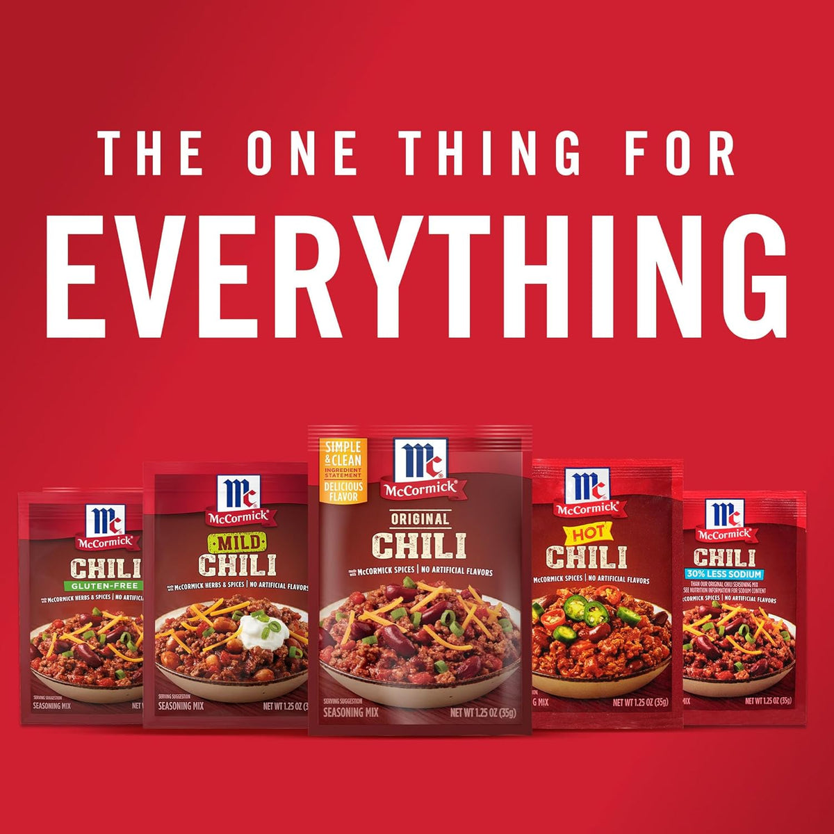McCormick Original Chili Seasoning Mix for Tailgate Cook-Offs, Award-Winning Flavor