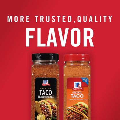McCormick Premium Taco Seasoning Mix, 24 oz – Versatile Southwest Spice for the Home Kitchen