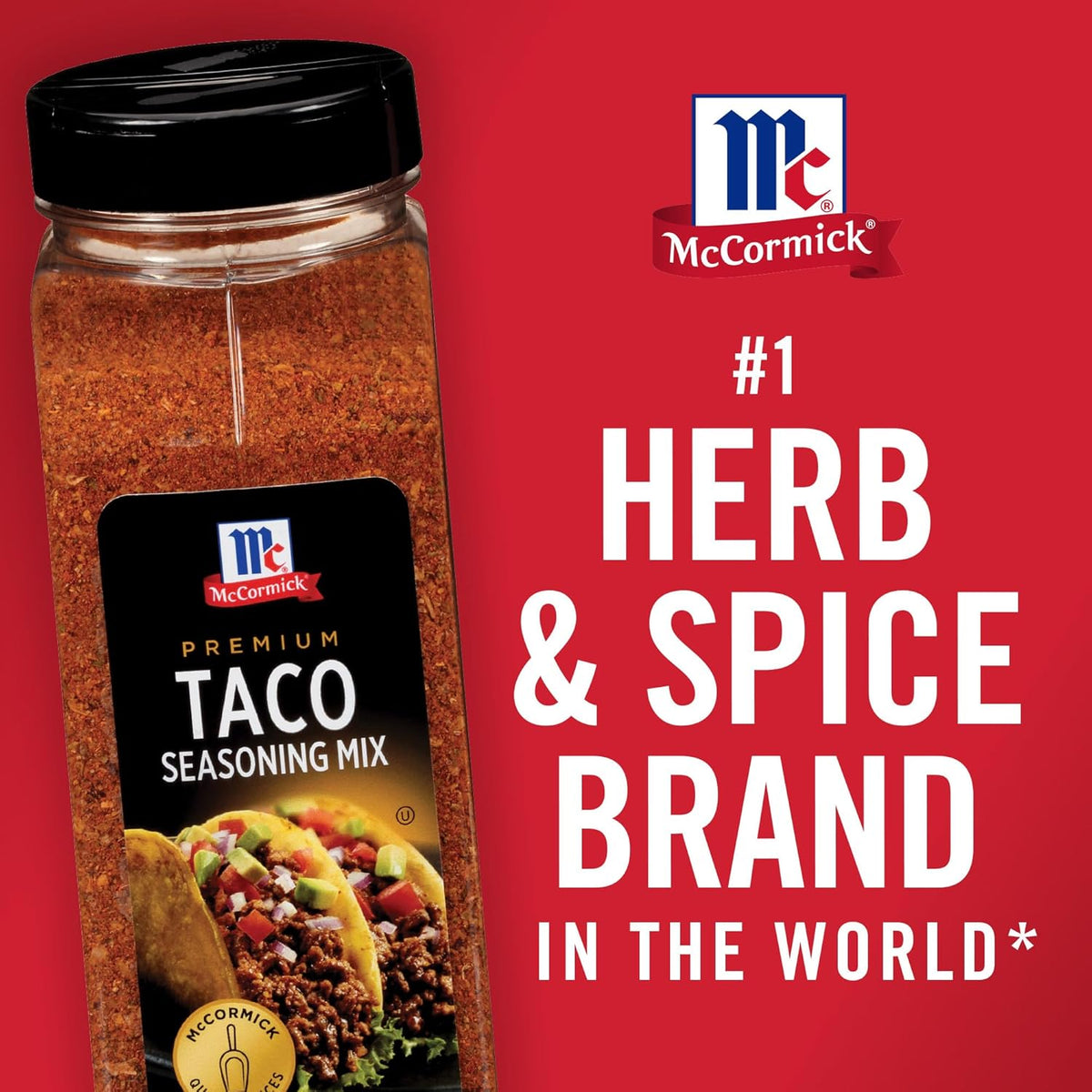 McCormick Premium Taco Seasoning Mix, 24 oz – Versatile Southwest Spice for the Home Kitchen