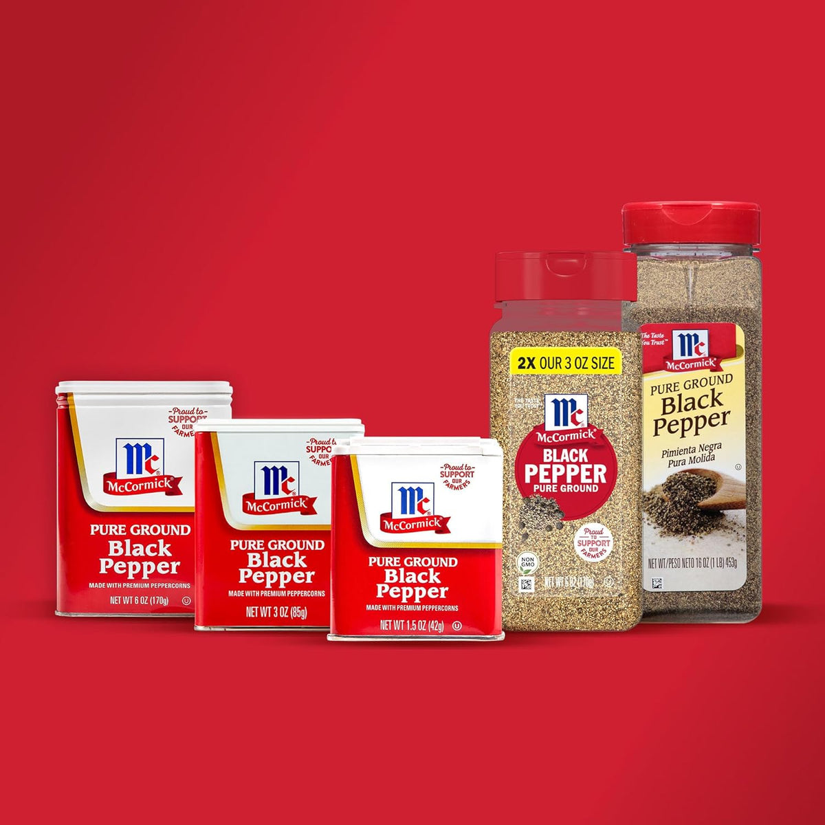 McCormick Pure Ground Black Pepper – Clean-Label Single-Ingredient Spice for Health-Conscious Cooks