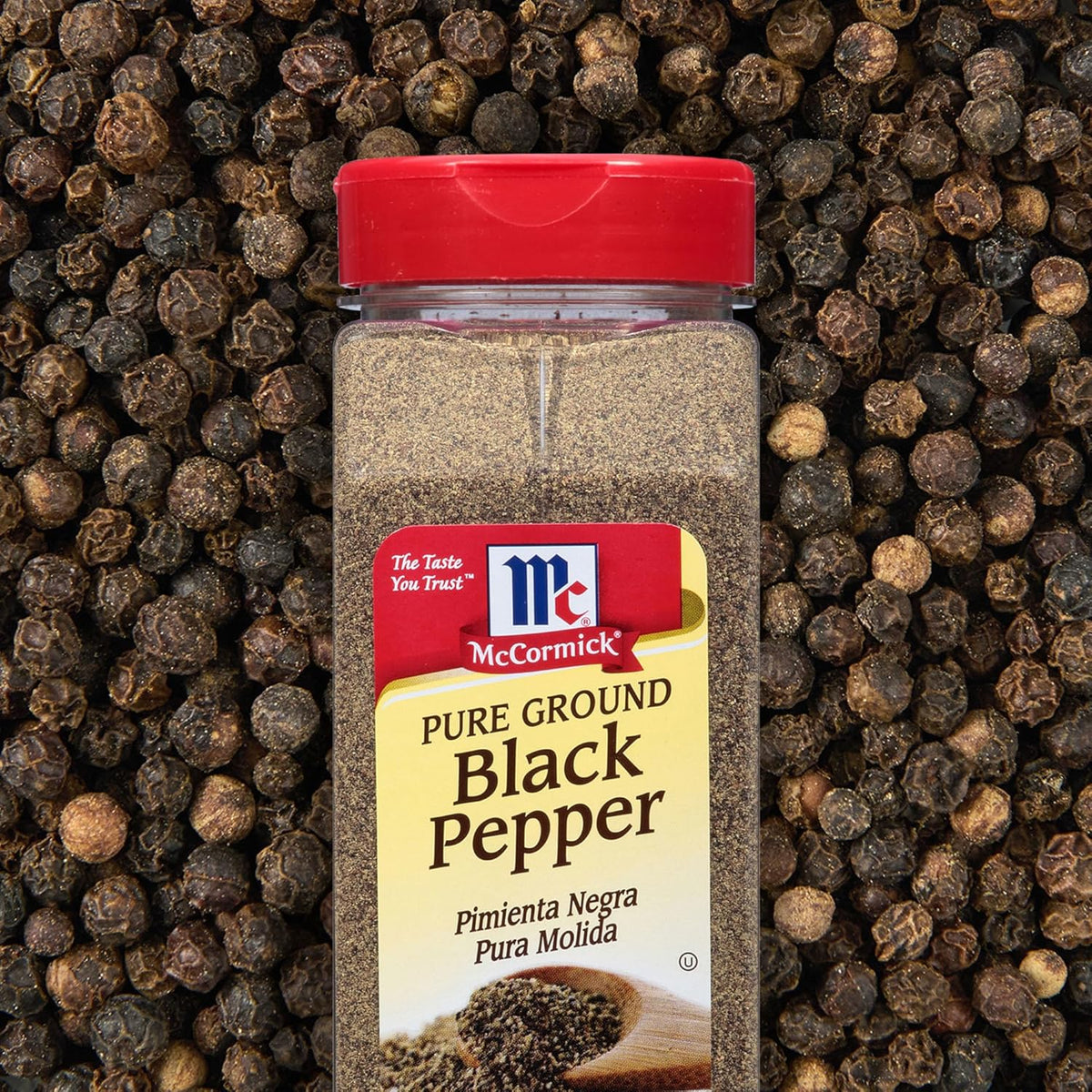 McCormick Pure Ground Black Pepper – Clean-Label Single-Ingredient Spice for Health-Conscious Cooks