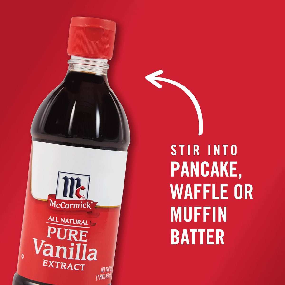 McCormick Pure Vanilla Extract for Family Baking with Kids, Gluten Free and Non-GMO Flavoring for Child-Safe Home Kitchen