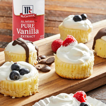 McCormick Pure Vanilla Extract for Family Baking with Kids, Gluten Free and Non-GMO Flavoring for Child-Safe Home Kitchen