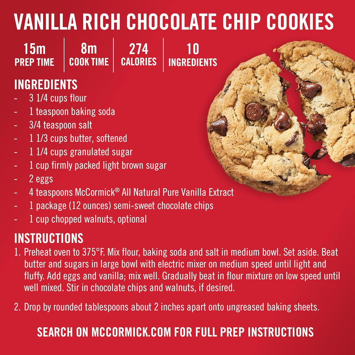 McCormick Pure Vanilla Extract for Family Baking with Kids, Gluten Free and Non-GMO Flavoring for Child-Safe Home Kitchen