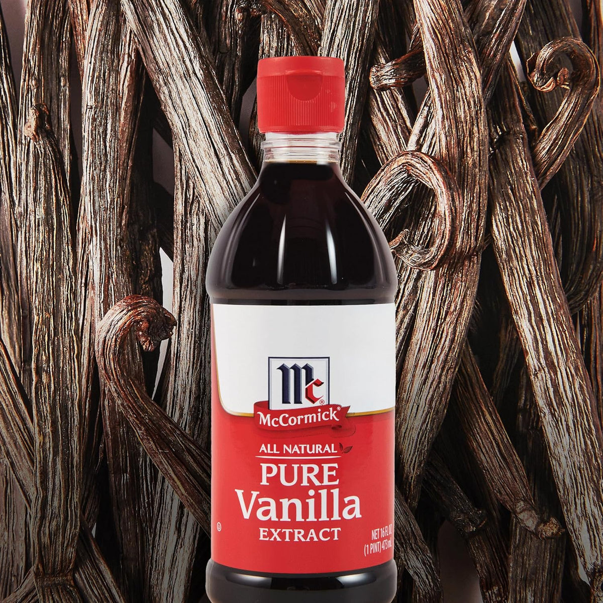 McCormick Pure Vanilla Extract for Family Baking with Kids, Gluten Free and Non-GMO Flavoring for Child-Safe Home Kitchen