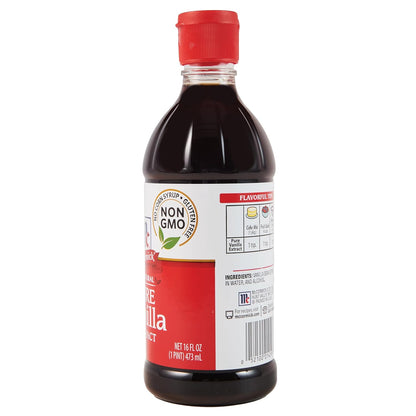 McCormick Pure Vanilla Extract for Family Baking with Kids, Gluten Free and Non-GMO Flavoring for Child-Safe Home Kitchen