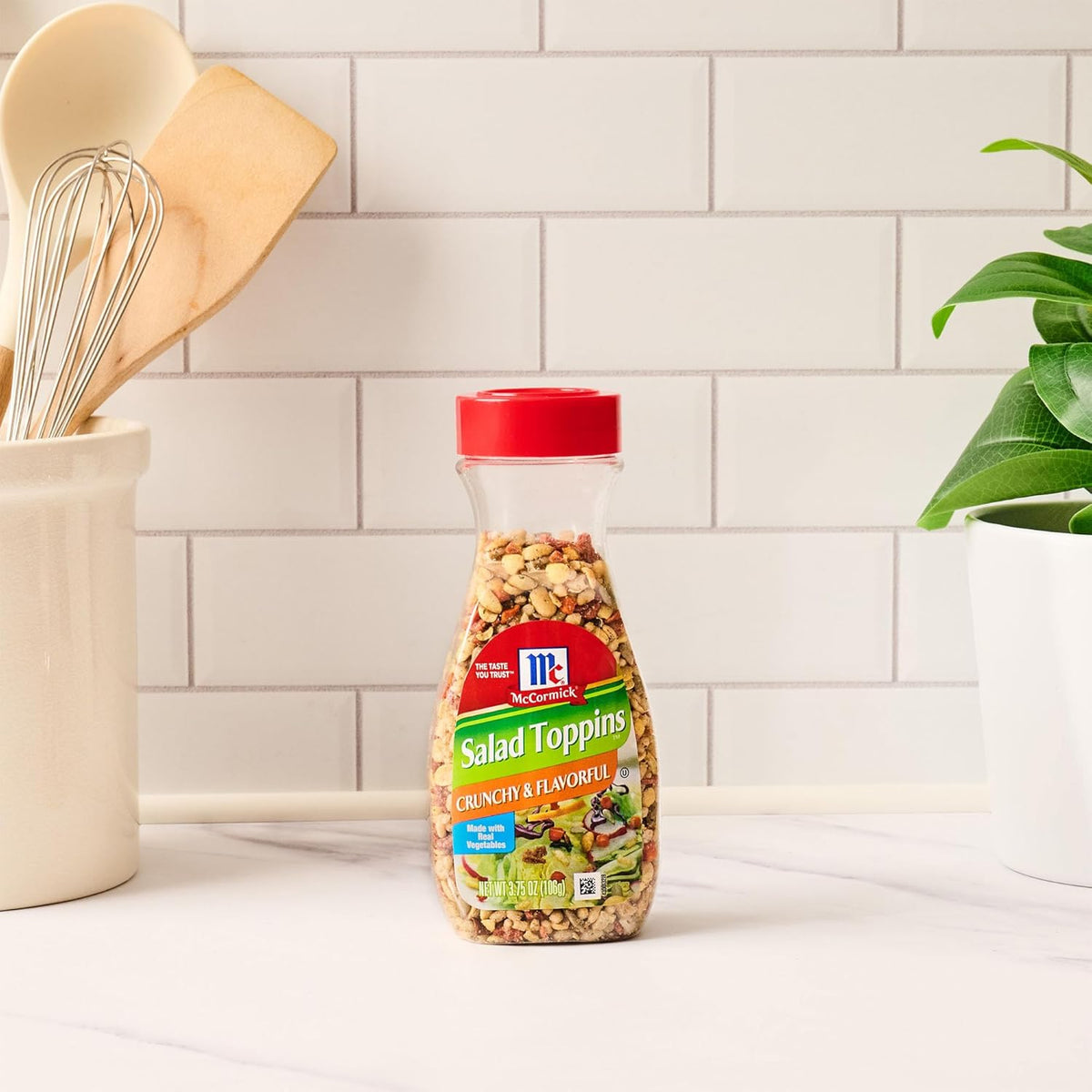 McCormick Salad Toppins Crunchy & Flavorful Guilt-Free Salad Crunch, Low-Calorie Topping for Veggie Meals
