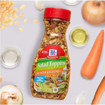 McCormick Salad Toppins Crunchy & Flavorful Guilt-Free Salad Crunch, Low-Calorie Topping for Veggie Meals