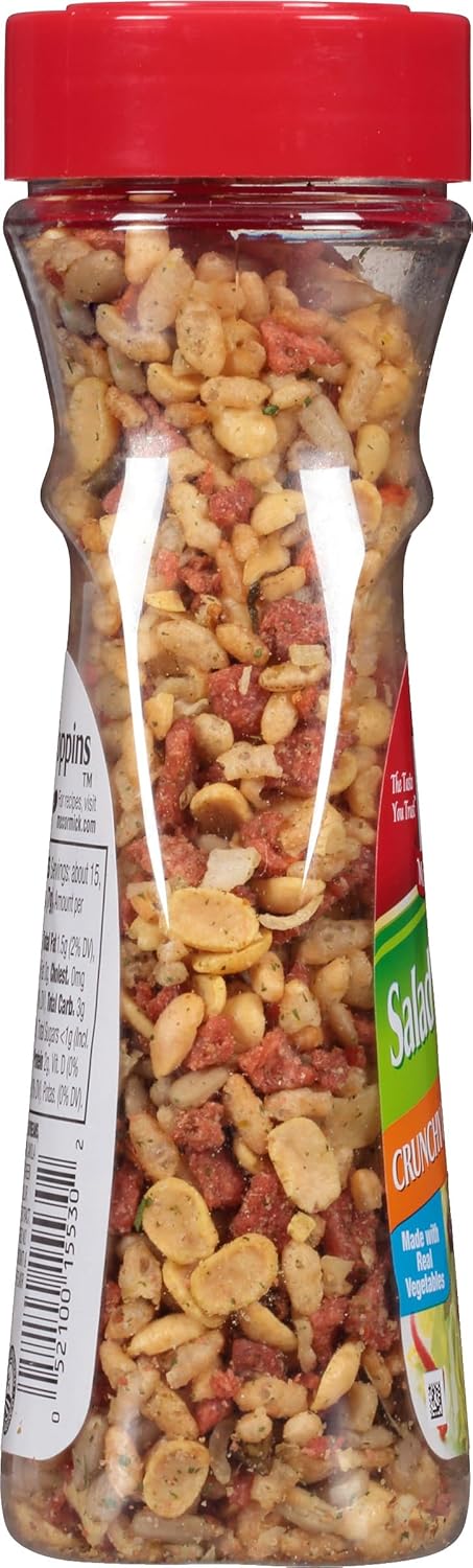 McCormick Salad Toppins Crunchy & Flavorful Guilt-Free Salad Crunch, Low-Calorie Topping for Veggie Meals
