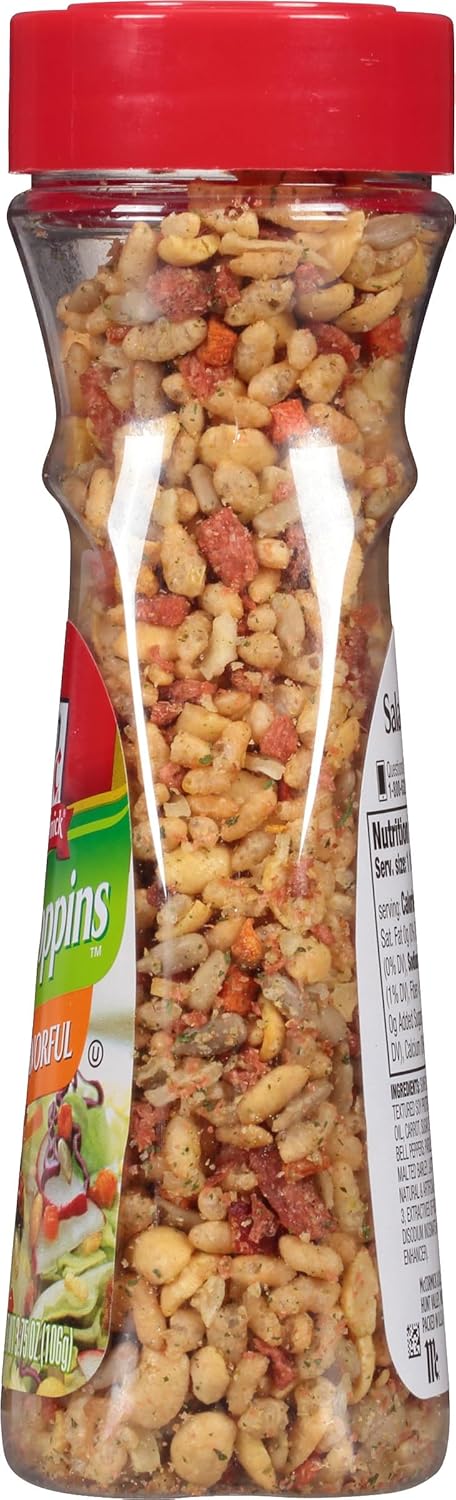 McCormick Salad Toppins Crunchy & Flavorful Guilt-Free Salad Crunch, Low-Calorie Topping for Veggie Meals
