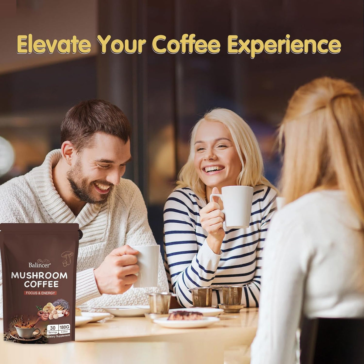 Mushroom Coffee Pack of 2 – Thoughtful Housewarming Gift for the Health-Conscious