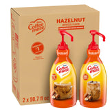 Coffee mate Hazelnut Non-Dairy Creamer Pump Bottle – Contamination-Free Shared Pantry Creamer, 2-Pack