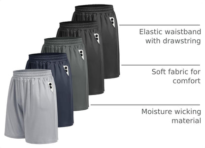 neutral color pack options (black, dark grey, light grey, navy, royal blue, army green, wine)