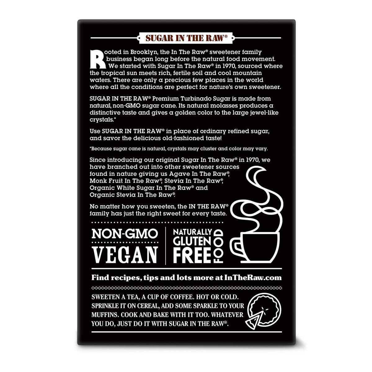non-gmo project verified, vegan, gluten-free, and kosher certified