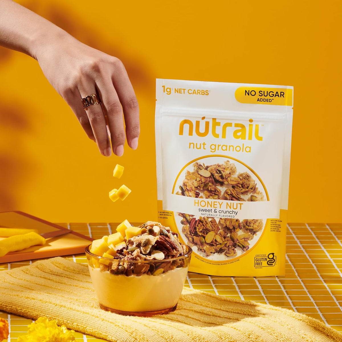 NuTrail Nut Granola Cereal – Calming Sugar-Free Snack for Self-Care Meal Prep