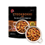 O'Food Tteokbokki Korean Rice Cakes – Quick Flavor Boost for Home Office Breaks, Gluten-Free and Clean Label