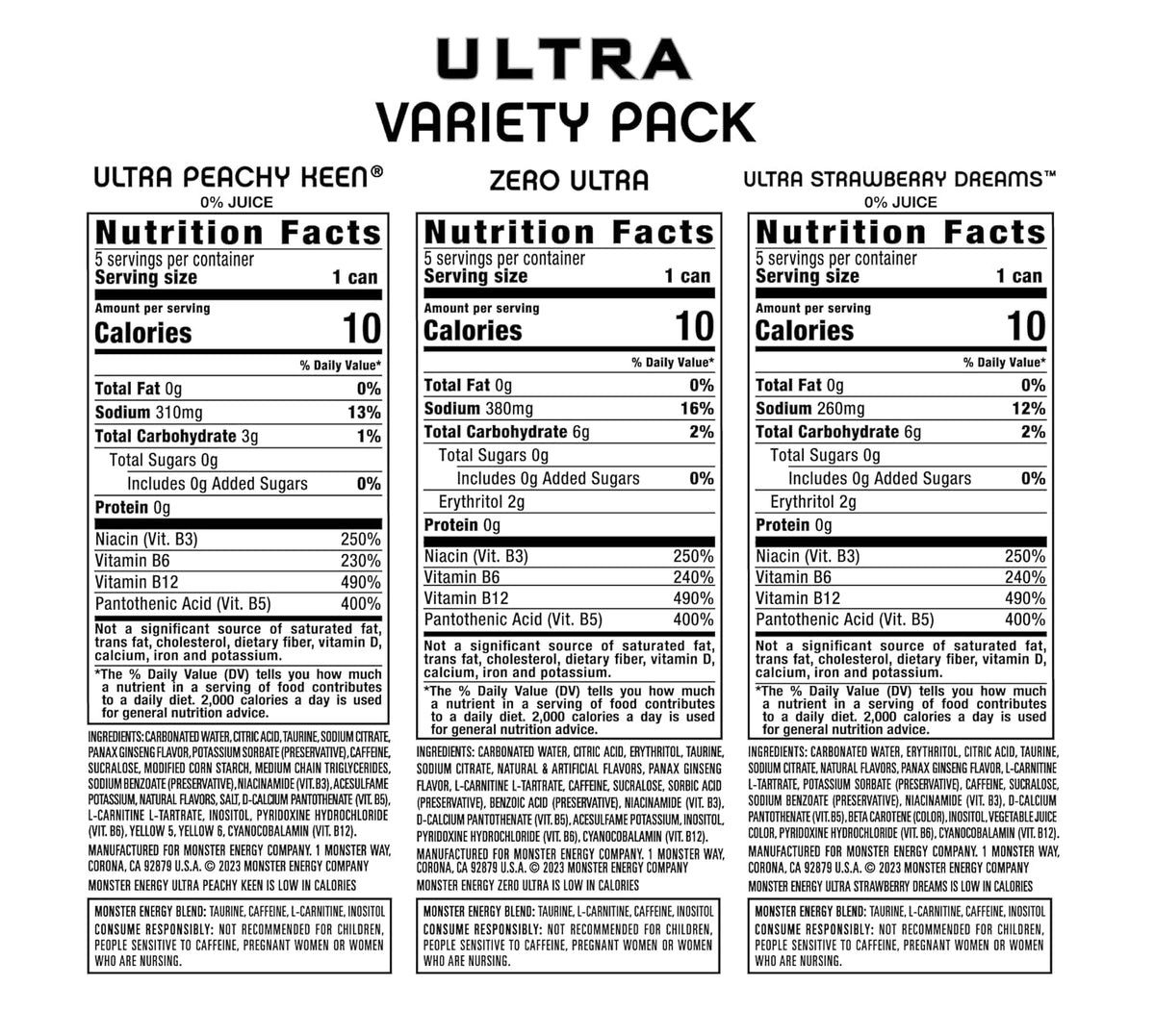 only 10 calories per 16 fl oz serving