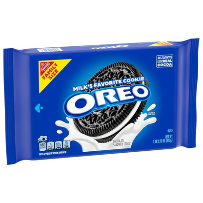 OREO Chocolate Sandwich Cookies, Family Size Variety 3-Pack – Lunchbox & Playdate Snack, Kosher Certified