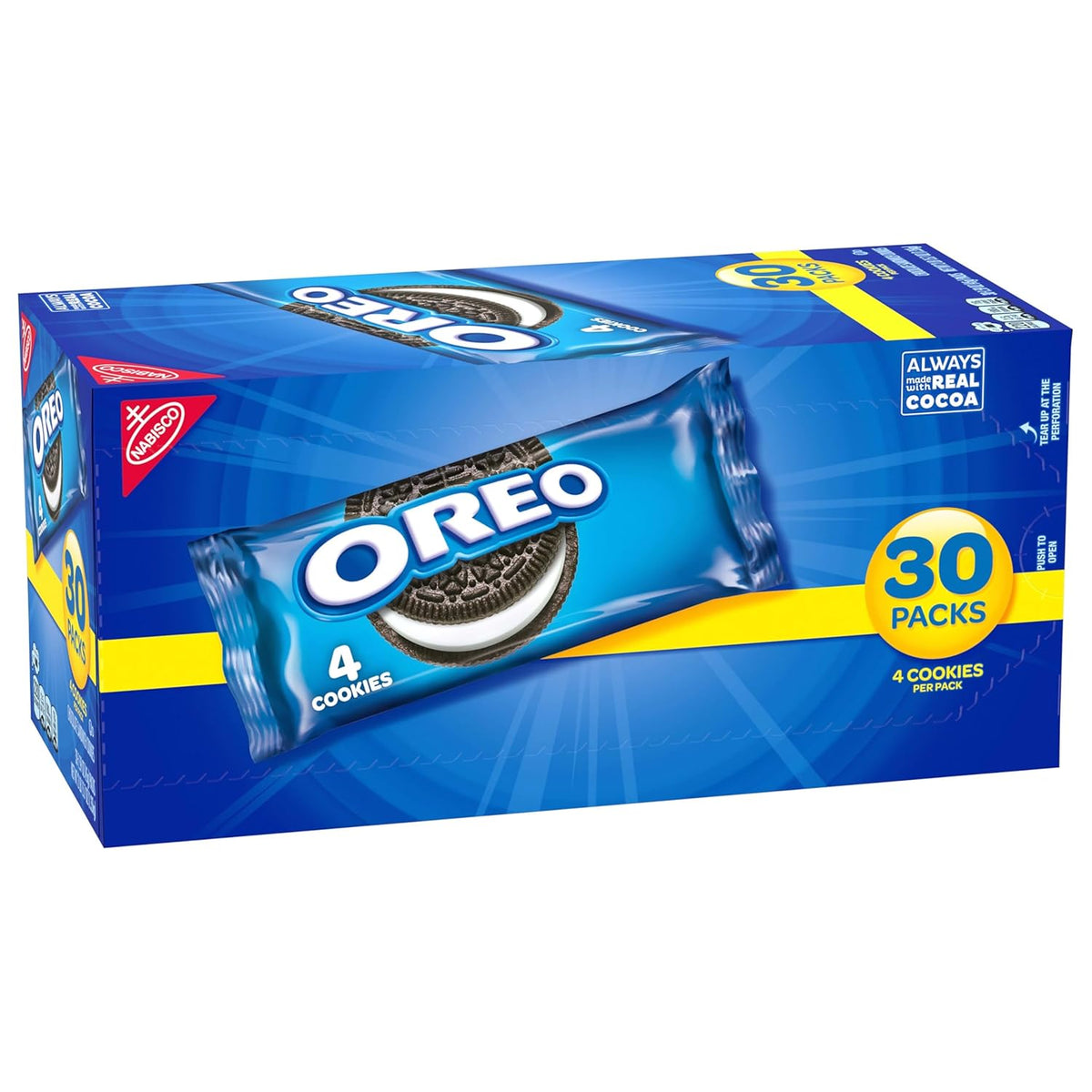 OREO Chocolate Sandwich Cookies Snack Packs – Picnic and Outdoor Party Treat, Travel-Friendly Wraps