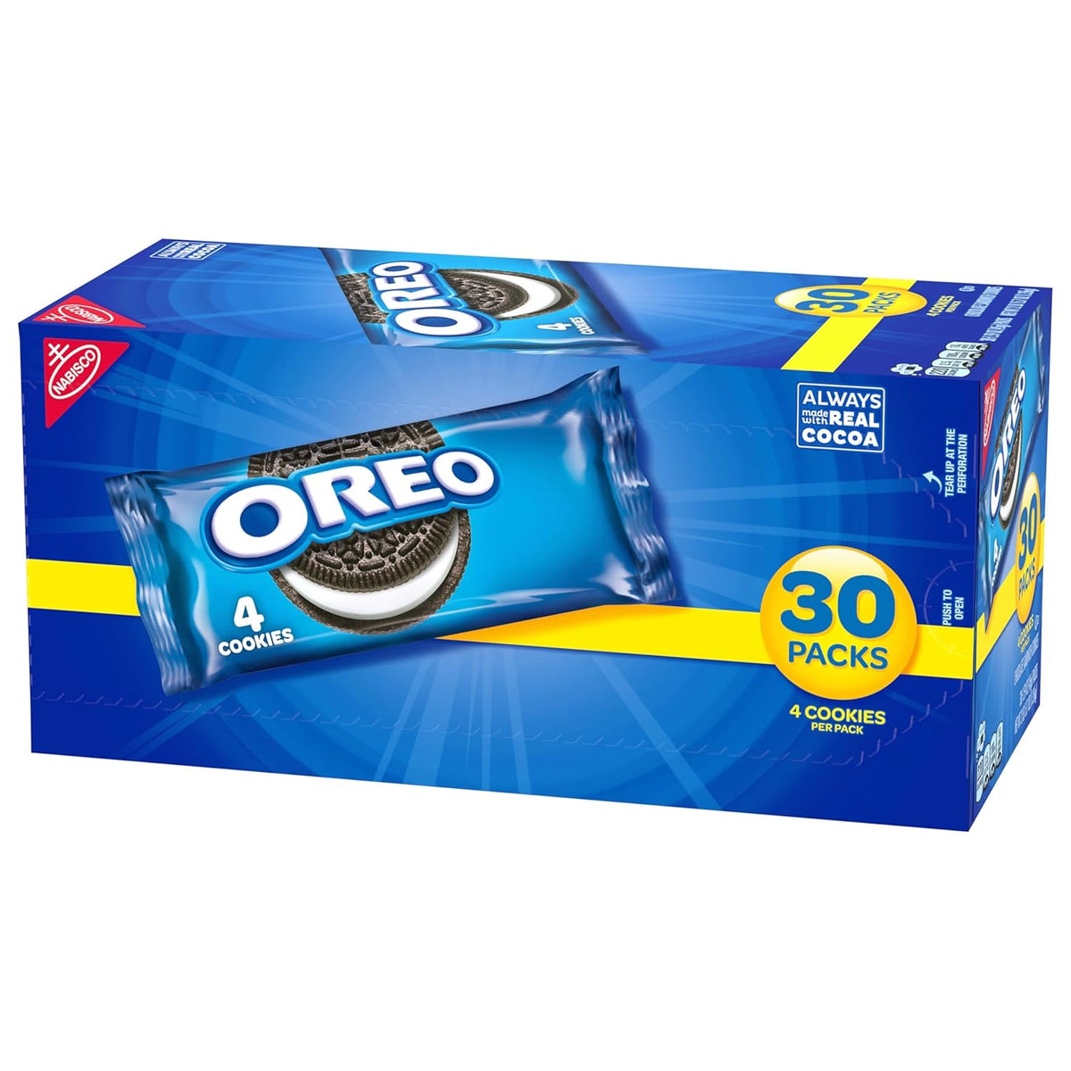 OREO Chocolate Sandwich Cookies Snack Packs – Picnic and Outdoor Party Treat, Travel-Friendly Wraps