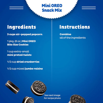 OREO Lovers Variety Pack – Road Trip Snacks for Car Cup Holders, 20 Single-Serve Packs