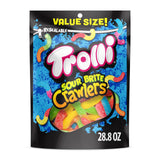 Trolli Sour Brite Crawlers Gummy Worms 28.8 oz Bulk Bag - Kid Approved Sweet and Sour Chewy Candy for Car Rides, Lunchboxes, and Movie Nights at Home
