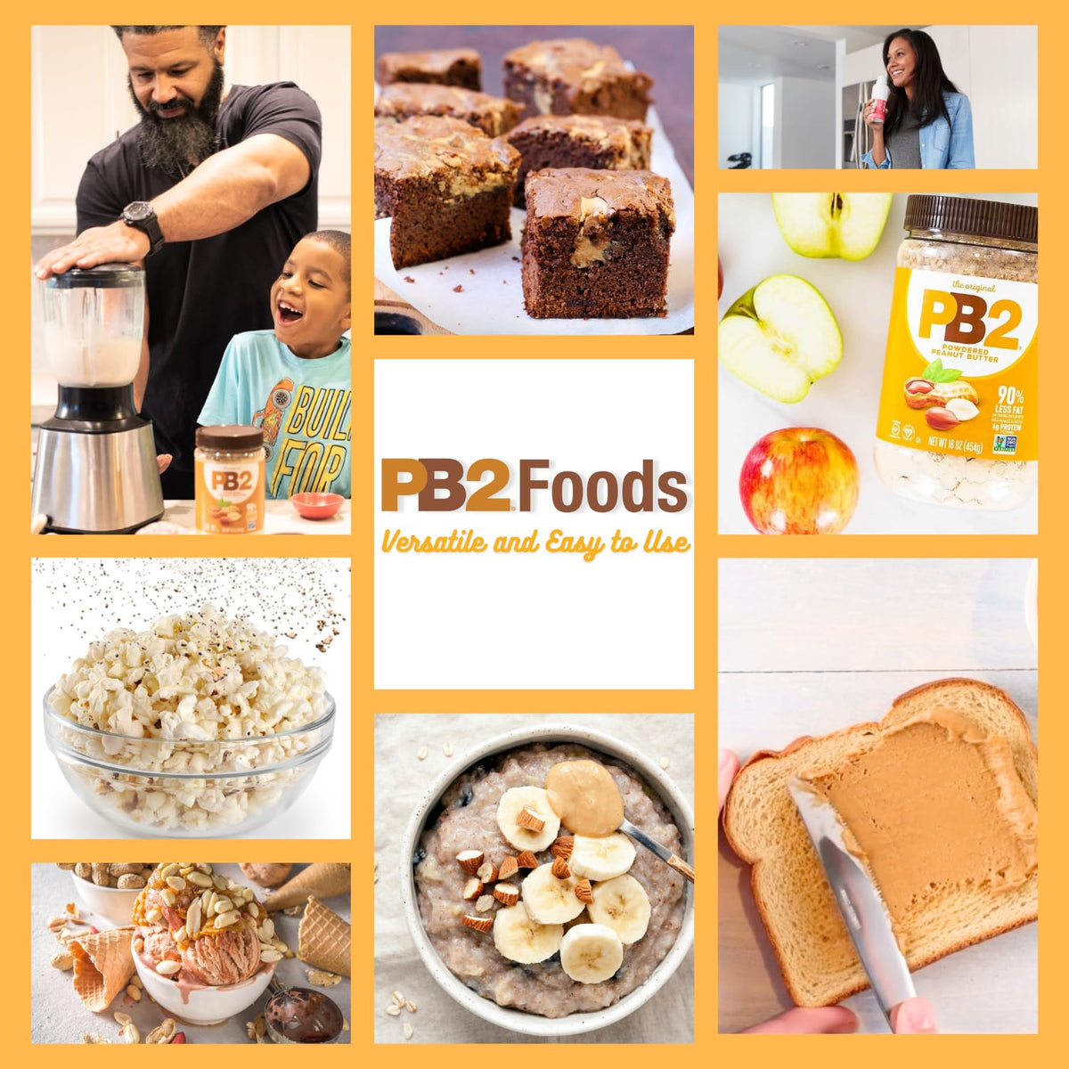 PB2 Powdered Chocolate Peanut Butter with Cocoa – Efficient Meal Prep Powder for High-Output Workweeks